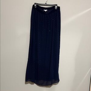 DR2 Midnight Blue Maxi Skirt